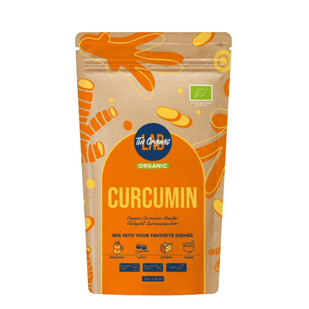 pudra de curcumina, bio, 70g